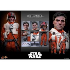 Hot Toys MMS806 Poe Dameron 1/6 Star Wars The Force Awakens X-Wing Pilot Figure