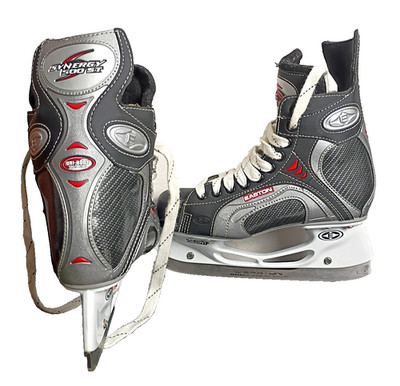 EASTON SYNERGY 500 ST Boy's SIZE 5 (Shoe) Uni-body Ice HOCKEY SKATES, Clean!