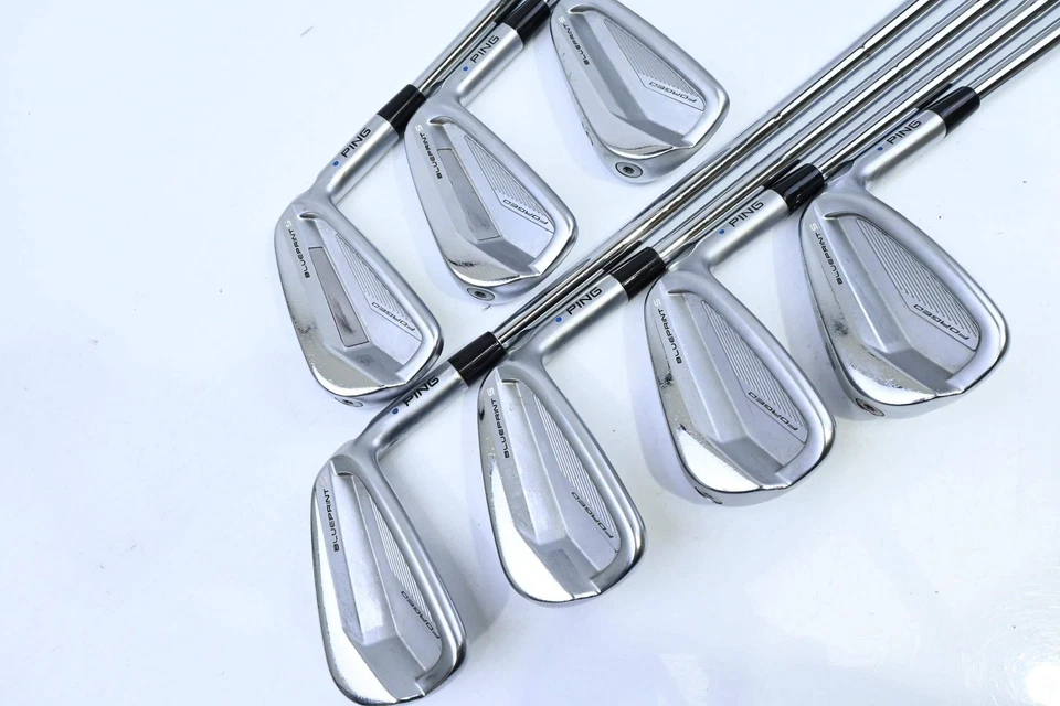 Ping Blueprint S Irons / 4-PW / Blue Dot / X-Flex Dynamic Gold 120 X100 Shafts - Image 2 of 4