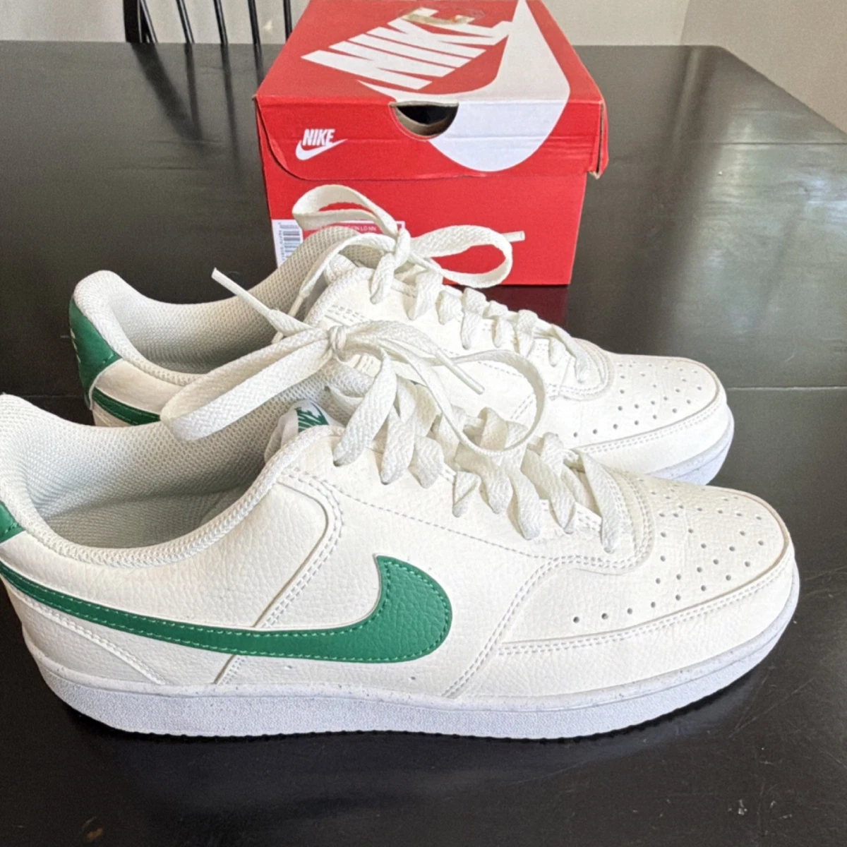 Nike Court Vision Next Nature Low Sail Malachite W | eBay