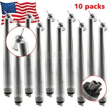 Dental 45 Degree Surgical High Speed Handpiece Push Button 4 Hole UPS