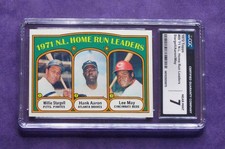 1972 Topps N L Home Run Leaders  #389  CGC 7 (NM) **Great Looking Card**