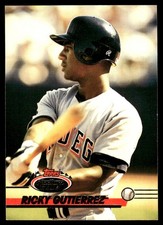 Ricky Gutierrez 1993 Stadium Club #676 Padres MLB READ FREE SHIP AutographDen