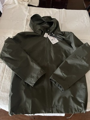 Marmot Men's Minimalist Pertex Rain Jacket Size Large Nori Green Full Zip