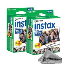 Fujifilm Instax Wide Instant Film 40 Exposures Microfiber Cloth