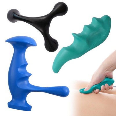hautllaif Manual Trigger Point Massage Tool and Thumb Saver Black,blue,green 