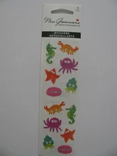 Mrs. Grossman Stickers CHUBBY SEALIFE 1 Sheet NIP