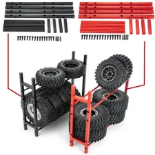 Metal Tyre Rack For Axial Wraith SCX10 1/10 RC Crawler 1.9 & 2.2 Wheel Tyre Rack
