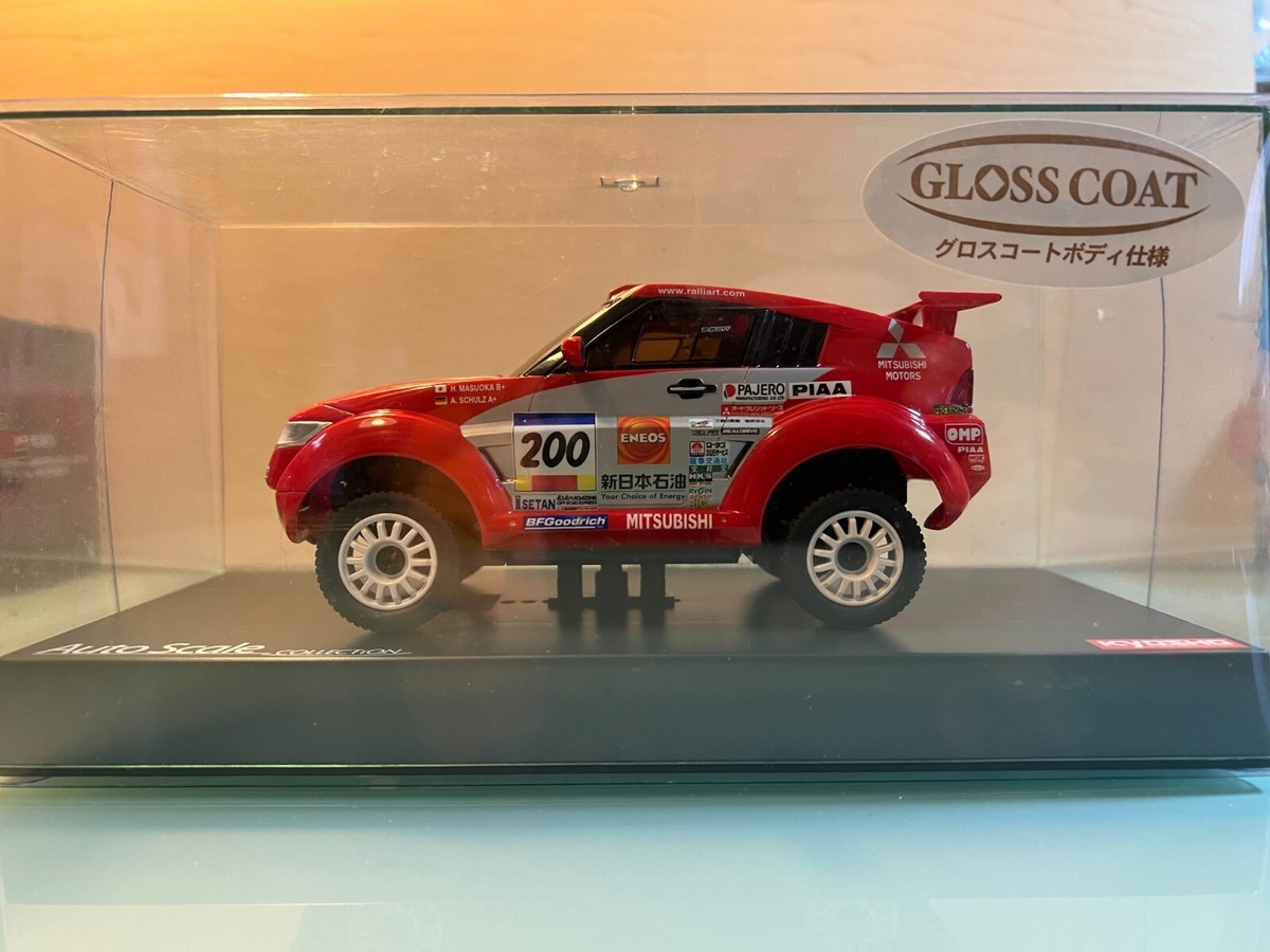 値下げ！Mitsubishi Pajero 2003 Dakar ミニカー KYOSHO Mini-z Body MITSUBISHI PAJERO Evolution 2003 Paris