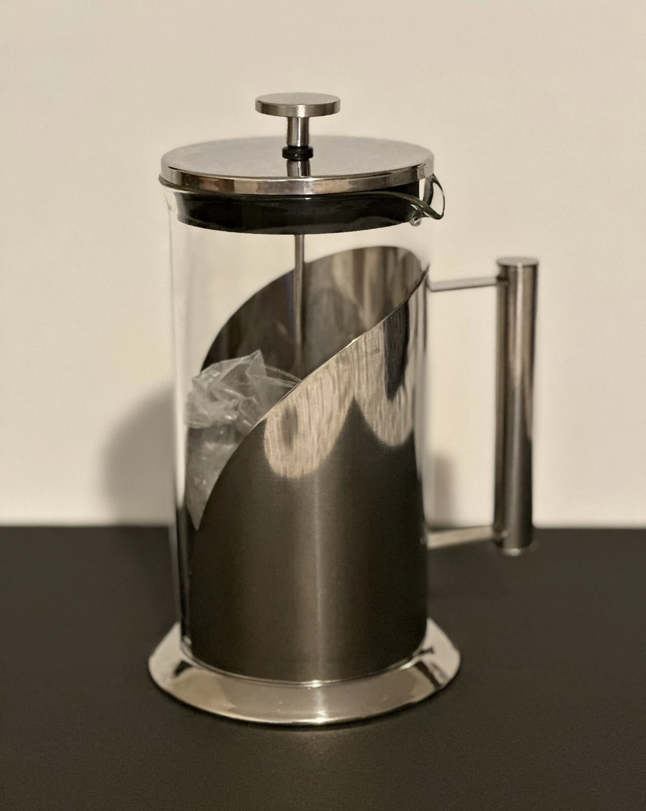 Cafe Du Chateau Stainless Steel French Press /34 OZ/Model #4335461728, New