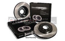 FRONT Premium Black E-Coat Rotor Pair of 2 Fi...