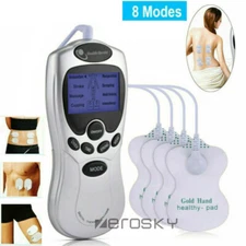 Tens Machine Unit Pulse Muscle Stimulator Electric Massager Back Pain Therapy