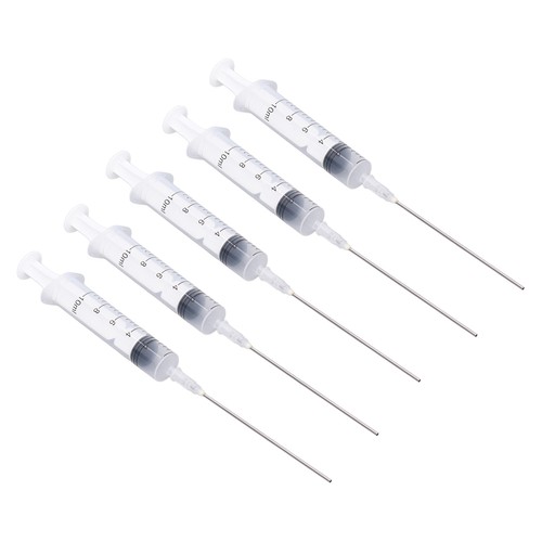 5Pcs10ml Tinte Füllen Spritze Kunststoff Injektor Zeichnung Werkzeug mit Skala - Afbeelding 9 van 12