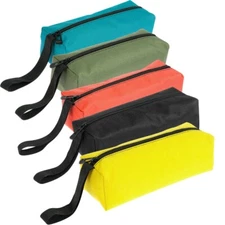 Canvas Tool Bags Zipper Multi Purpose Organizer Tool Pouch Waterproof Easy Carry