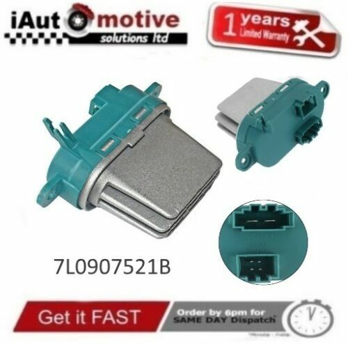 Porsche Cayenne Résistance Chauffage 2002-2010 Ventilateur Moteur 7L0907521B - Picture 1 of 6