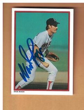 Wade Boggs AUTOGRAPHED 1984 TOPPS GLOSSY BASEBALL CARD SIGNED BOSTON RED SOX