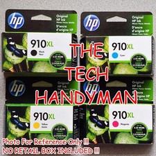 4-PACK HP GENUINE 910XL BLACK  COLOR INK NO RETAIL BOX OFFICEJET PRO 8035e