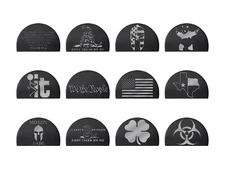 NDZ Grip Plug P1 for Glock GEN 1-3 17 19 21 22 23 34 35 Silver Pick Image