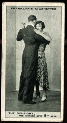Tabakkarte, Franklyn Davey, MODERN DANCE STEPS, 2. Serie, 1931, Six Eight, #7