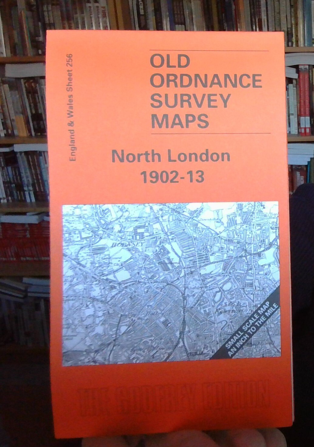 MAP OF North London 1902-13: One Inch Map 256 by Pamela Taylor NEW