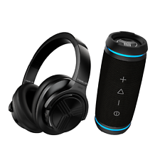 TREBLAB HD77 Premium Bluetooth Speaker + TREBLAB Z2 Over Ear Workout Headphones