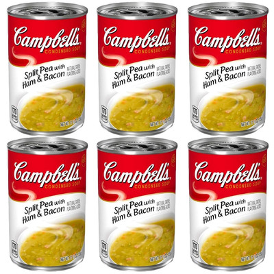, Condensed Split Pea, Ham & Bacon Soup, 11.5Oz Can