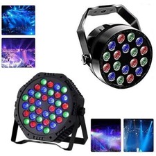 FARO RGB 18 36 60 LED LUCE STROBOSCOPICA VARI EFFETTI LAMPADA STROBO DISCOTECA