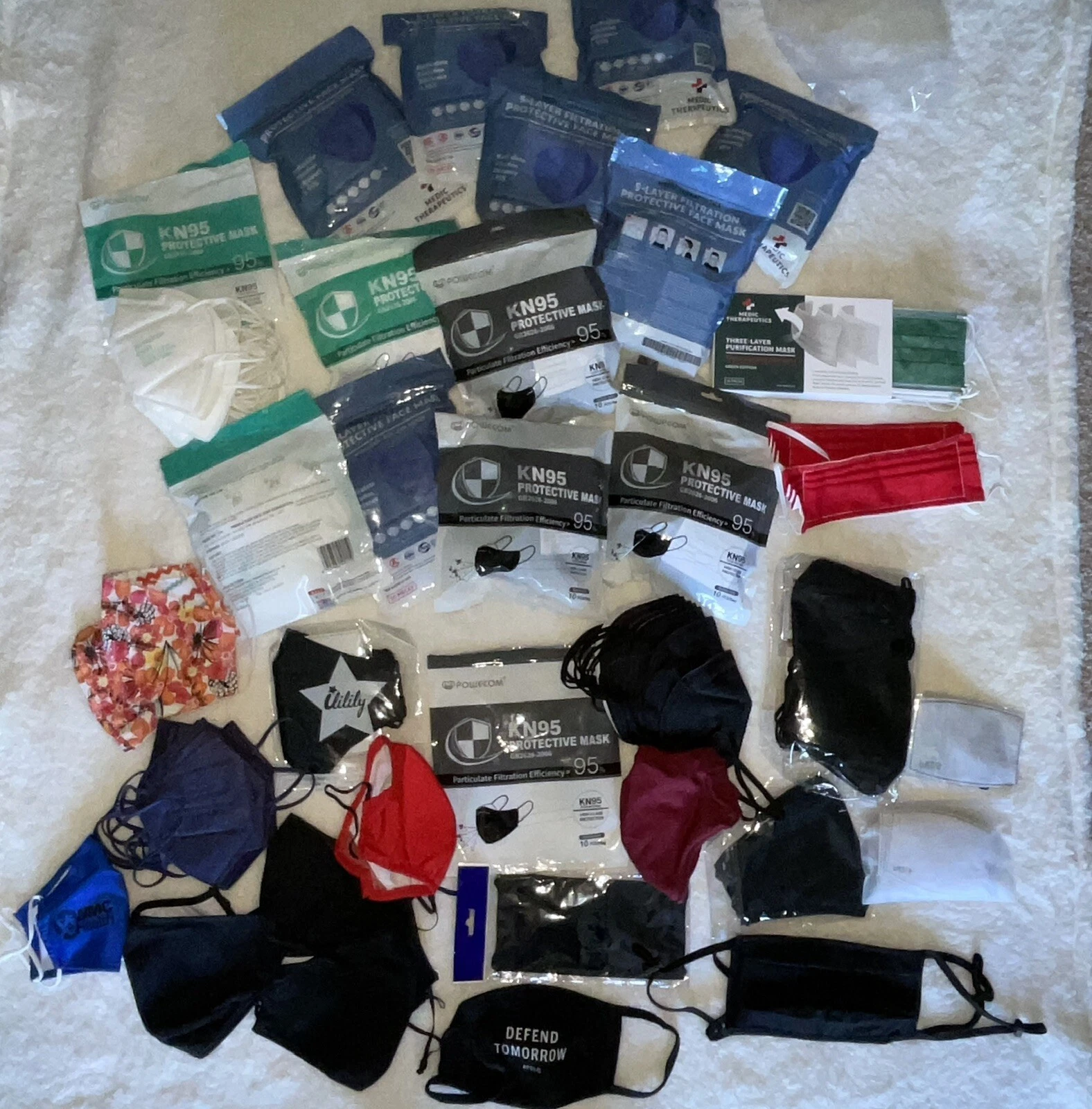 Face Masks Lot Huge over 200+ Face/Protection masks New