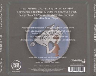 STARCHILD JR. HAND ME DOWN DIAPERS NEW CD