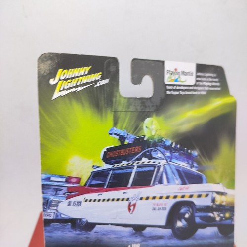 Johnny White Lightning Chase Ghostbusters Ecto 1A 1959 Cadillac Eldorado JLSS004 - Picture 10 of 12