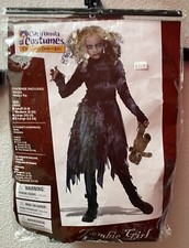 Child Zombie Girl Halloween Walking Dead Costume Size M 8/10