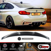 Spoiler Stivale Posteriore Bmw Serie 4 Coupè F32 Ala Labbro Stile M4 2013-20 Fibra Di Carbonio