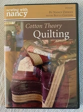 Sewing with Nancy - Cotton Theory: Quilting (DVD, 2005) Zieman, Betty Cotton