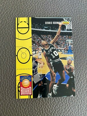 DENNIS RODMAN 93-94 Upper Deck Executive Board #421 San Antonio Spurs 