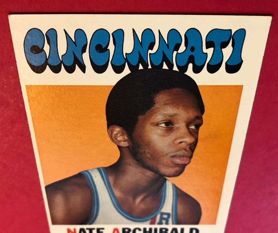 Tarjeta de baloncesto 1971-72 Topps NBA #29 Nate Archibald RC EX+ Foto 3 de 4