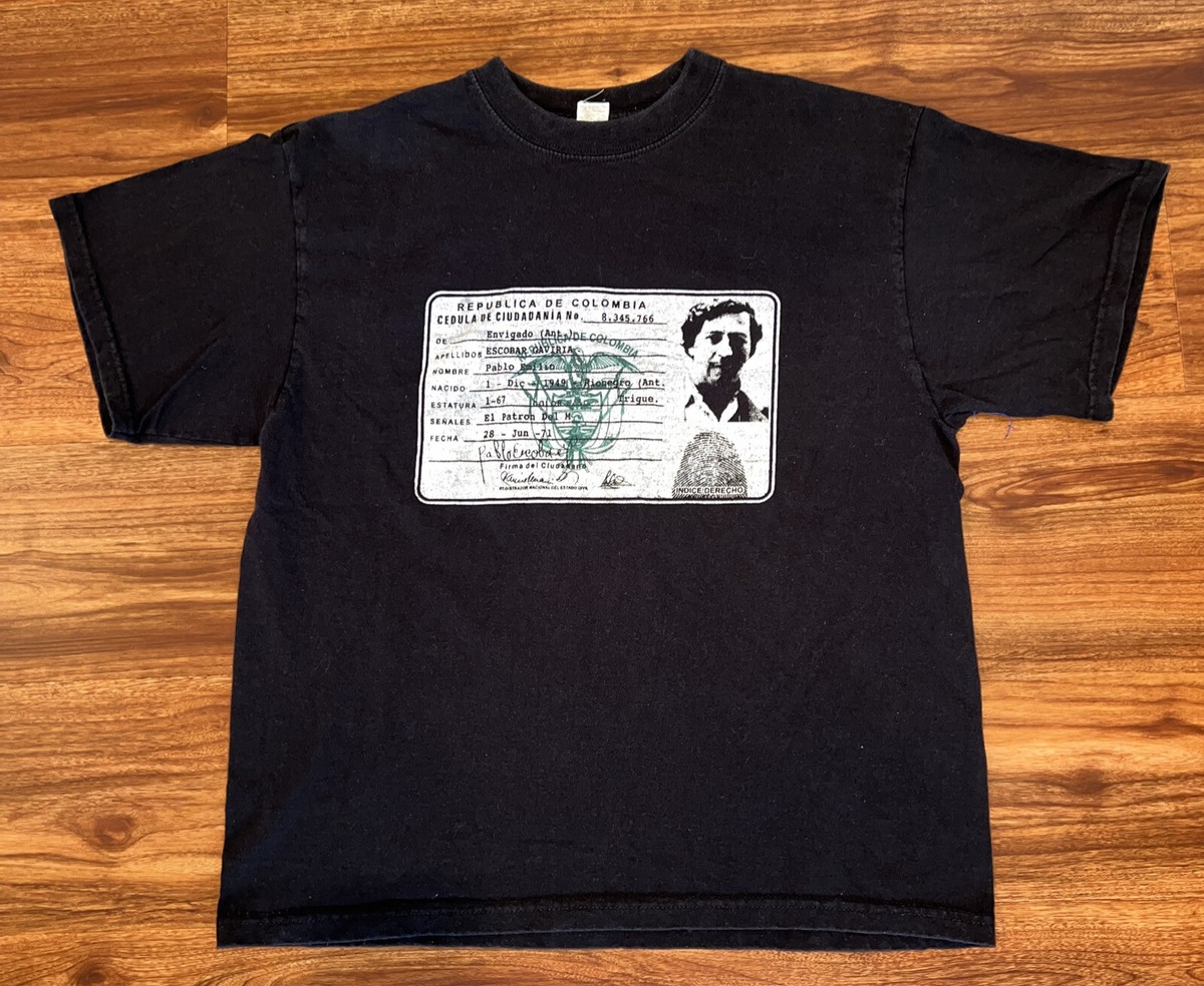 Nike Sportswear Tee Shirt Nike Narcos Marathon Sports T Shirt Narcos Nike  Vintage Pablo Escobar Shirt, image size:1200x984