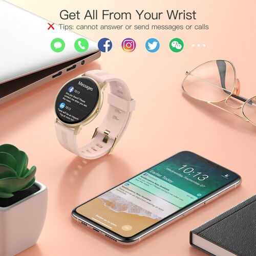 Orologio intelligente per iPhone Android da donna smartwatch schermo tatto nuovo - Foto 6 di 8