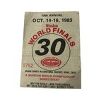 Vtg 80s 1983 19th ANNUAL NHRA WINSTON WORLD FINALS 30 4x3 TICKET STUB HOT ROD