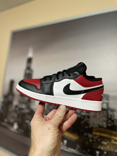 Nike Air Jordan 1 Low Bred Toe Chicago 