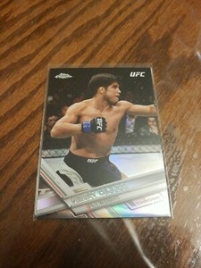 2017 Topps Chrome UFC Refractor Parallel Card Henry Cejudo #27 1st First Chrome