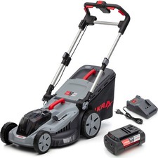 Bosch 36V Akku Rasenm&auml;her 43cm 4Ah Akku+Lader leise kraftvoll IKRA
