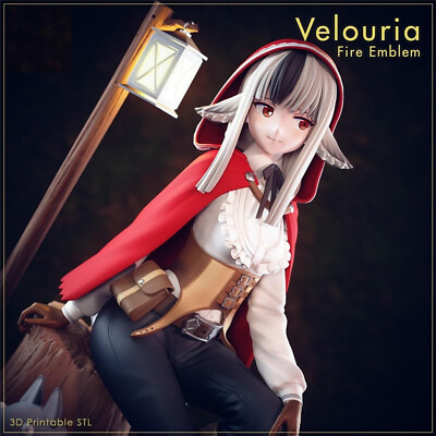 Fire Emblem - Velouria (RESIN 3D PRINTED anime figure garage kit UNPAINTED)