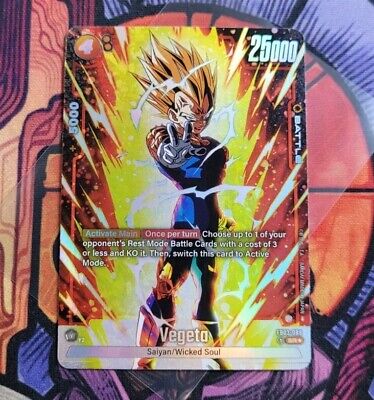 ✨Vegeta SR Alt Art FB03-089 Dragon Ball Super Fusion World ✨Vegeta SR Alt Art FB03-089 Dragon Ball Super Fusion World