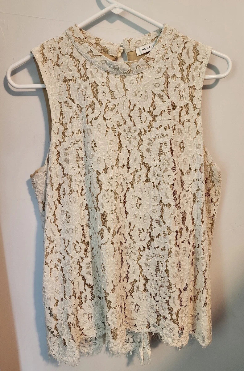 Tank top sales with sheer overlay