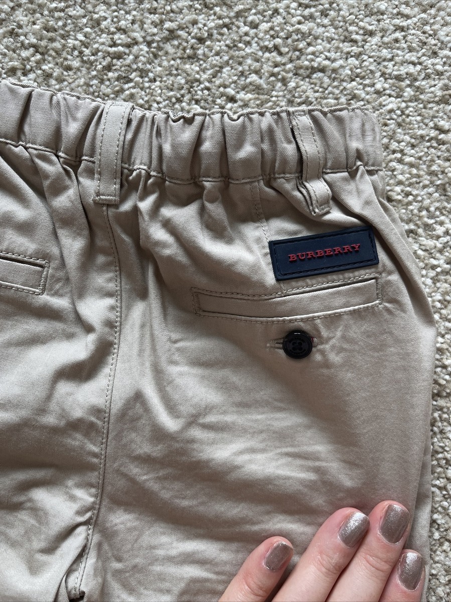 Burberry Childrens Boys Pants Beige Check Khaki 12M ($110) | eBay
