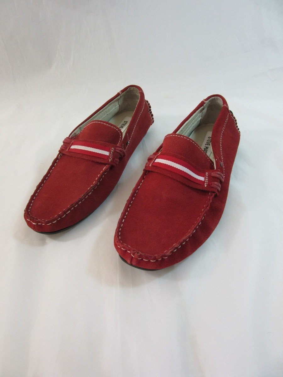 Steve MaddenMADISON レザー ローファー　レッド MADISON Red Leather Women's Penny Loafer – Steve Madden