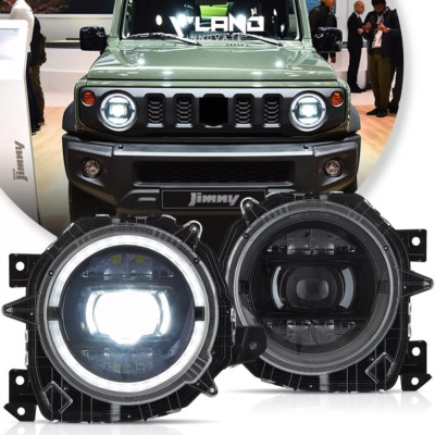 For SUZUKI Jimny 19-2025 VLAND FULL LED Projector Headlights W/Startup Animation
