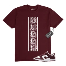 Dunk Team Red White Low Maroon Burgundy T Shirt Match QVERT