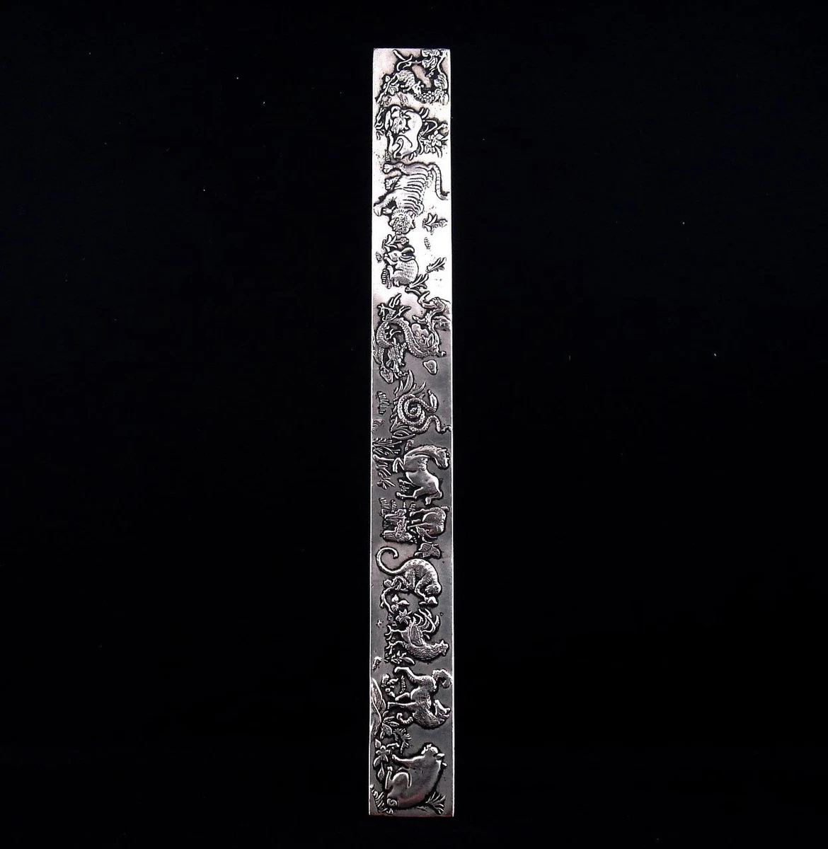 中国古董银牛雕像、动物雕像| eBay