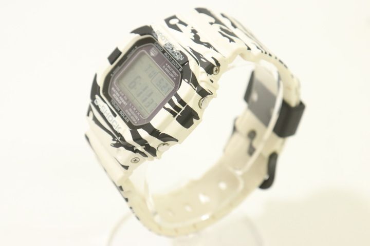 [美品] G-SHOCK GW-M5610BW タイガーカモ 電波 ゼブラ 時計 カシオ G-SHOCK GW-M5610BW ゼブラカラー ソーラー｜Yahoo